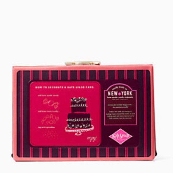 Authentic Kate Spade leather L.Edition candy box snap buckle leather clutch - Picture 9 of 16